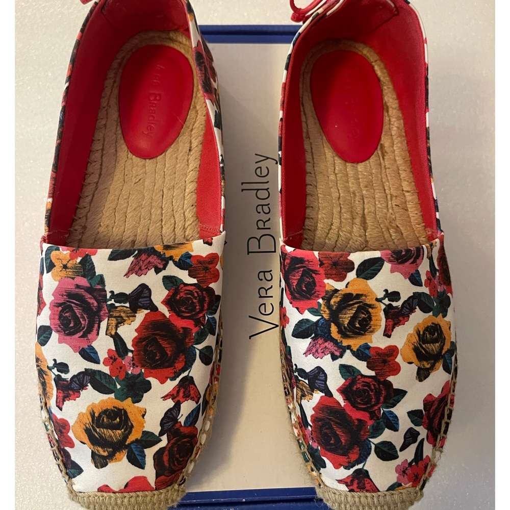 Vera Bradely Floral spadrille